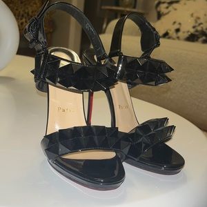 Authentic Christian Louboutins with spikes